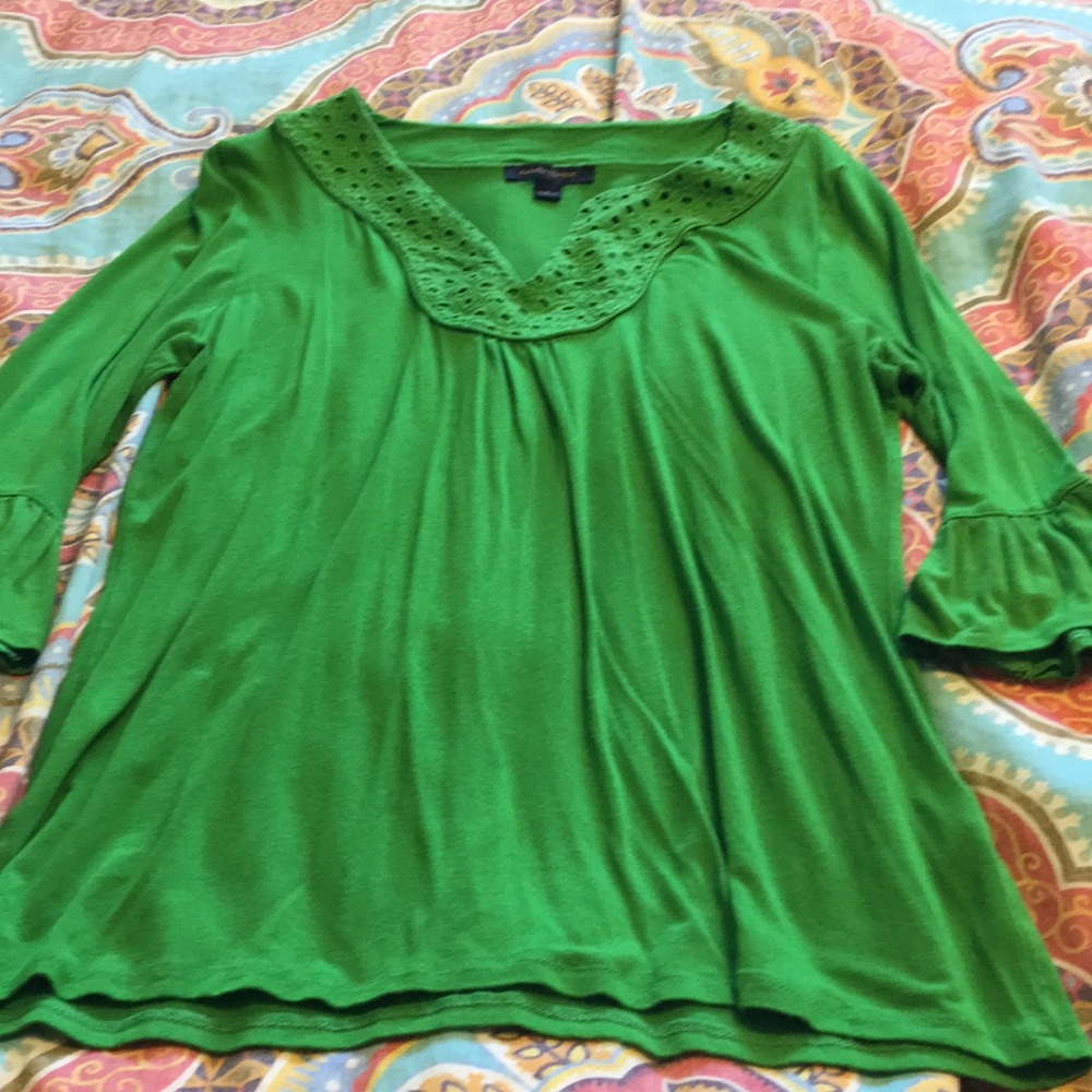 3/4 sleeve banana republic top